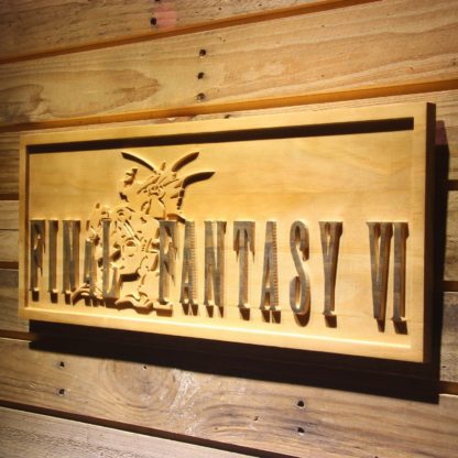 Final Fantasy VI Wood Sign neon sign LED