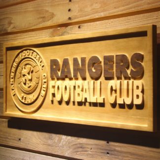 Glasgow Rangers FC Wood Sign - Legacy Edition neon sign LED
