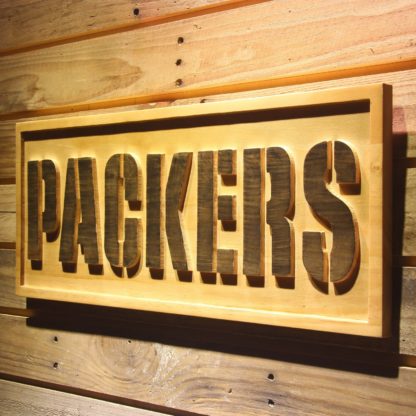 Green Bay Packers 1 Wood Sign neon sign LED