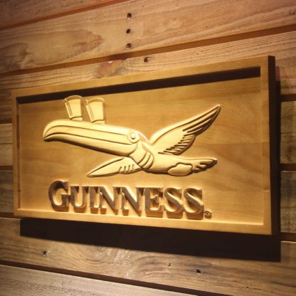 Guinness Flying Toucan Wood Sign neon sign LED