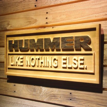 Hummer Like Nothing Else Wood Sign neon sign LED