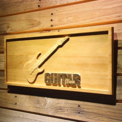 Ibanez Guitar Wood Sign neon sign LED