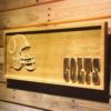 Indianapolis Colts Helmet Wood Sign