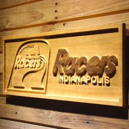 Indianapolis Racers Wood Sign - Legacy Edition neon sign LED