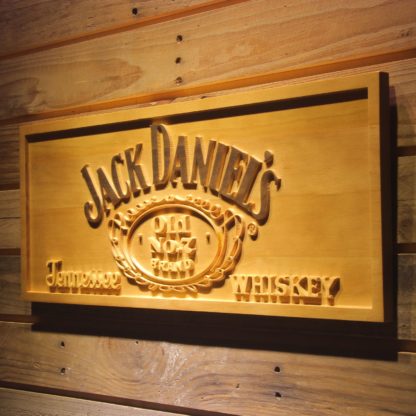 Jack Daniel`s Old No. 7 Tennessee Wood Sign neon sign LED