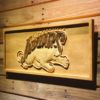 Jacksonville Jaguars 1995-1998 Jaguar Wood Sign - Legacy Edition