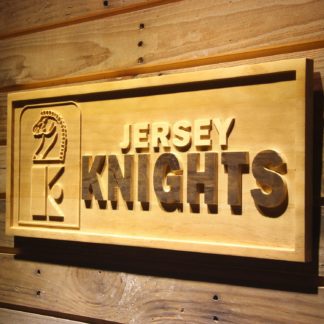 Jersey Knights Wood Sign - Legacy Edition neon sign LED