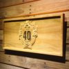 Kansas City Chiefs Franchise 40th Anniversary Logo Wood Sign - Legacy Edition