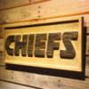 Kansas City Chiefs Text Wood Sign