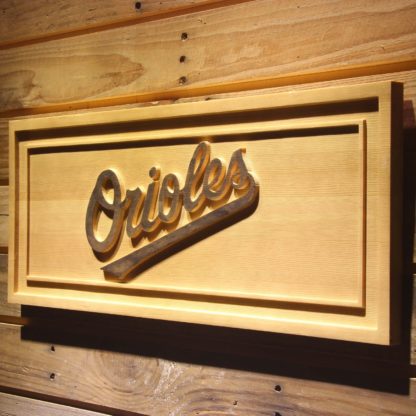 Baltimore Orioles 4 Wood Sign neon sign LED