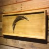 Los Angeles Chargers Bolt Wood Sign