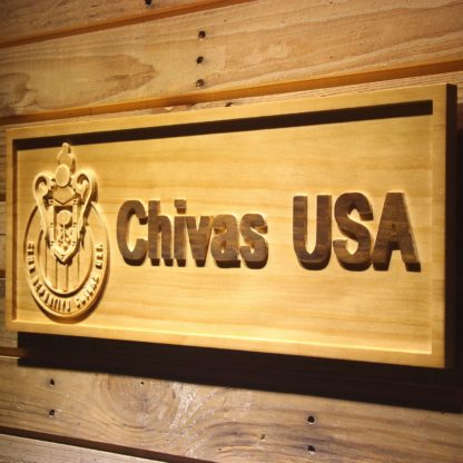 Los Angeles Club Deportivo Chivas USA Wood Sign neon sign LED