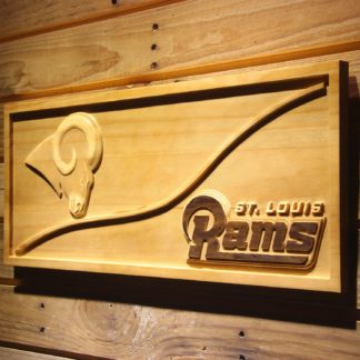 Los Angeles Rams Split Wood Sign - Legacy Edition neon sign LED