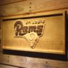 Los Angeles Rams Wood Sign - Legacy Edition