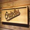 Baltimore Orioles 7 Wood Sign