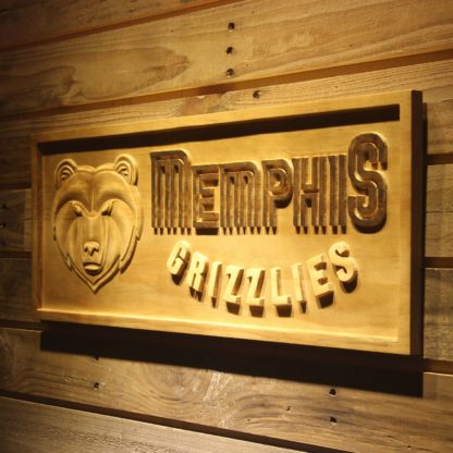 Memphis Grizzlies Wood Sign neon sign LED
