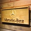Mercedes Benz Wood Sign