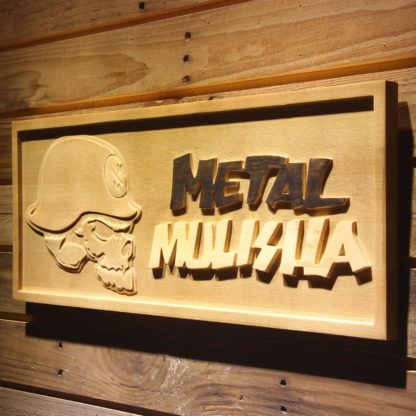 Metal Mulisha Skull Logo Wood Sign neon sign LED