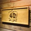 Miami Dolphins 40th Anniversary Logo Wood Sign - Legacy Edition