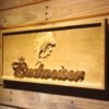 Miami Dolphins Budweiser Wood Sign - Legacy Edition
