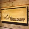 Miami Dolphins Coors Light Helmet Wood Sign - Legacy Edition