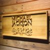 Michael Jackson King of Pop Text Wood Sign
