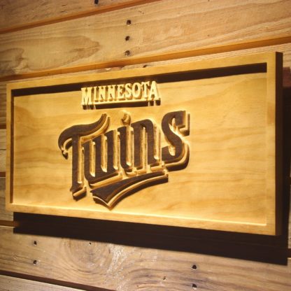 Minnesota Twins 7 Wood Sign - Legacy Edition neon sign LED