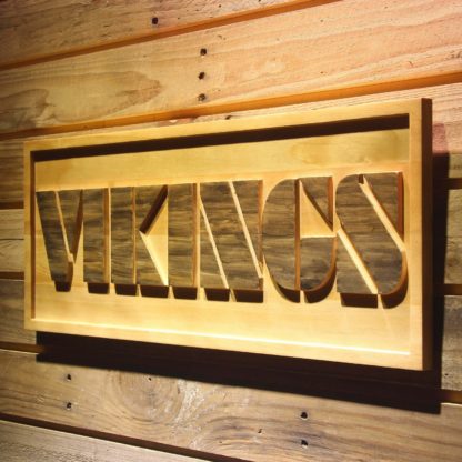 Minnesota Vikings 1982-2003 Wood Sign - Legacy Edition neon sign LED