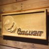 Minnesota Vikings Coors Light Helmet Wood Sign