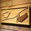 Minnesota Wild Split Wood Sign