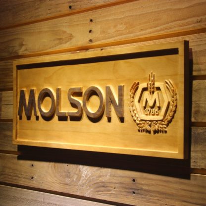 Molson Wood Sign neon sign LED