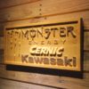 Monster Energy Cernic Kawasaki Wood Sign
