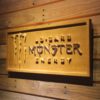 Monster Energy Lo-Carb Wood Sign