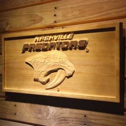 Nashville Predators Wood Sign neon sign LED