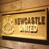 Newcastle United FC Wood Sign