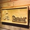 New England Patriots Helmet Wood Sign