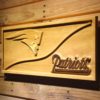 New England Patriots Split Wood Sign