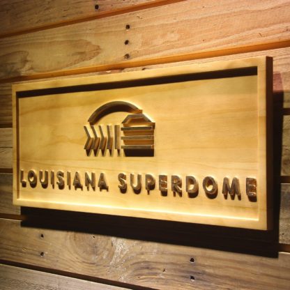 New Orleans Saints 2007-2010 Louisiana Superdome Wood Sign - Legacy Edition neon sign LED