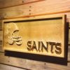 New Orleans Saints Helmet Wood Sign