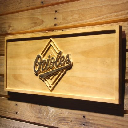 Baltimore Orioles 1995-2008 Wood Sign - Legacy Edition neon sign LED