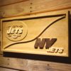 New York Jets Split Wood Sign