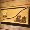 New York Mets Split Wood Sign