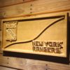 New York Rangers Split Wood Sign