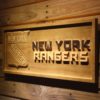 New York Rangers Wood Sign