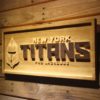 New York Titans Wood Sign