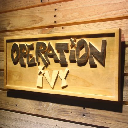 Operation Ivy Wood Sign neon sign LED