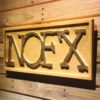 NOFX Wood Sign