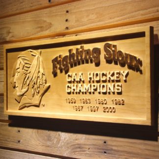 North Dakota Fighting Sioux Wood Sign - Legacy Edition neon sign LED