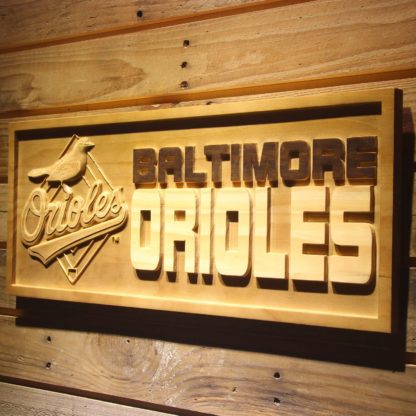 Baltimore Orioles Wood Sign - Legacy Edition neon sign LED