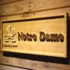 Notre Dame Fighting Irish Helmet Wood Sign
